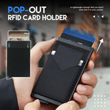 Metal Rfid Card Holder Wallet - Compact Design