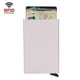 Metal Rfid Card Holder Wallet - Compact Design