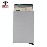 Metal Rfid Card Holder Wallet - Compact Design