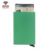 Metal Rfid Card Holder Wallet - Compact Design
