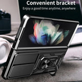 Samsung Galaxy Z Fold 4 Tpu Pc Case With Sliding Camera Cover
