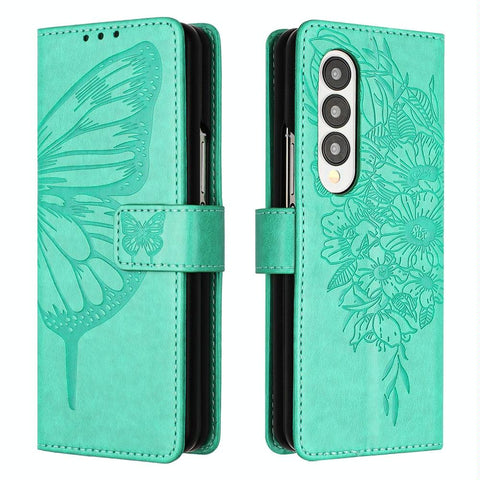 Butterfly Embossed Leather Phone Case