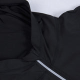 Men's Black Hooded Zipper Coat Size L - Xxxl