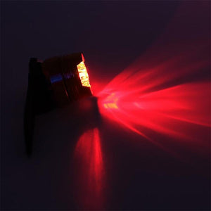 Waterproof Led Bicycle Safety Lights - Red Light White Case