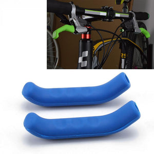 A Pair Of Universal Bike Brake Silicone Covers - Blue