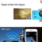 170 Degree Wide Angle Wifi Action Camera With Waterproof Case - Supports 64Gb Micro Sd