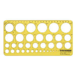 Geometric Drafting Circle Molded Template Drawing Stencil