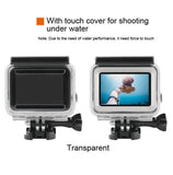 Waterproof Housing For Gopro Hero 6 / 5 With Touch Screen Back Cover - 45M