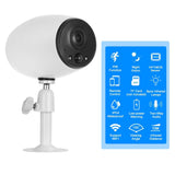 720P Wireless Wifi Camera With Two-Way Audio Night Vision Pir Detection And Ip54 Waterproofing