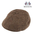 DENTS Mens Drivers Cap Abraham Moon Hat Tweed Peeky Blinders - Chocolate