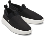 TOMS Mens Canvas Slip On Shoes Casual Sneakers Breathable Espadrilles - Black - US 10