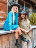 Jacaru 110 Croc Hunter Outback Hat with Real Crocodile Headband - Brown In Australia - Darrahopens