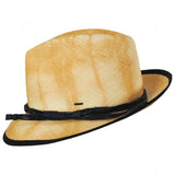 Bailey Mens Clafin Tie Dye Palm Straw Hat Fedora Woven - Tea In Australia - Darrahopens
