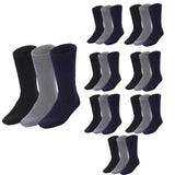 24 Pairs BAMBOO SOCKS Mens Heavy Duty Premium Thick Work Socks Cushion BULK - Assorted Colour Pack In Australia - Darrahopens