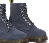 Dr. Martens 1460 Pascal 8 Eye Mens Boots Doc Martins Dr Docs Shoes - Ombre Blue