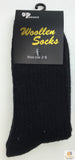 2 Pairs WOOL BLEND SOCKS Ladies Womens Thick Soft Work Thermal Warm Winter - 2-8