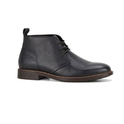 Hush Puppies Mens Harbour Leather Chukka Shoes Ankle Lace-Up Bounce 2.0 - Black In Australia - Darrahopens