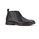 Hush Puppies Mens Harbour Leather Chukka Shoes Ankle Lace-Up Bounce 2.0 - Black In Australia - Darrahopens
