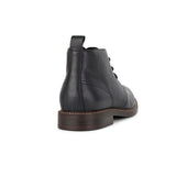 Hush Puppies Mens Harbour Leather Chukka Shoes Ankle Lace-Up Bounce 2.0 - Black In Australia - Darrahopens