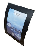 Curve Picture Photo Frame Curved Aluminium Portrait 10cm x 15cm (4"x6")  - Black