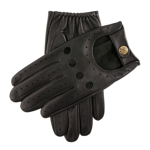 Dents Delta Mens Classic Leather Driving Gloves Signature Luxury - Black In Australia - Darrahopens