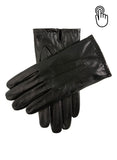 DENTS Aviemore Mens Touchscreen Leather Gloves Warm Winter - Black In Australia - Darrahopens