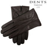 Dents Mens Touchscreen Leather Gloves With Palm Vent Handsewn Detail Cuffs In Australia - Darrahopens