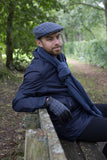 Dents Devon Mens Faux Fur Lined Abraham Moon Dogtooth & Leather Gloves In Australia - Darrahopens