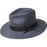 Bailey Mens Dreyer Paper Straw Hat Fedora Woven - Slate In Australia - Darrahopens