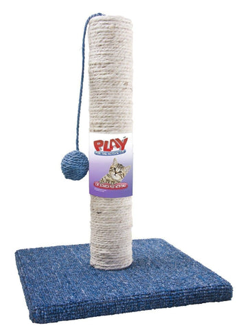Cat Scratch Pad Post Kitten Scratching Pole Stand With Toy Ball