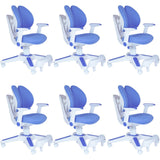 Ergonomic Children Kids Study Chair Set Height Adjustable - Blue