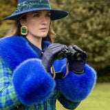 Dents Womens Elizabeth Silk Lined Leather Gloves - Navy In Australia - Darrahopens