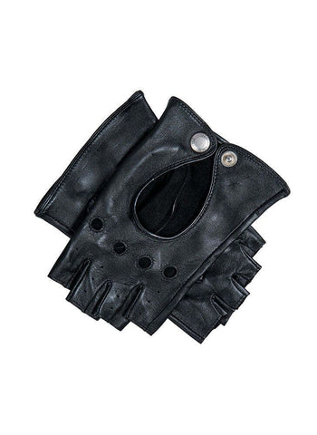 Dents Women’s Leather Fingerless Keyhole Driving Gloves - Black In Australia - Darrahopens