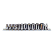 Wurth 1/4" 12pc Multi-Socket Wrench Set Chrome Metric/Imperial TX Bi-Hex Square