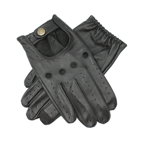 Dents Mens Kangaroo Leather Driving Gloves with Touchscreen Technology - Black In Australia - Darrahopens