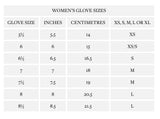 Dents Womens Maria Sheepskin Leather Faux Fur Cuff Gloves - Black
