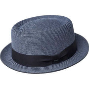 Bailey Mens Waits Paper Straw Hat Made in USA Pork Pie - Blue Surf In Australia - Darrahopens
