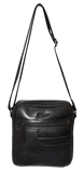Futura Means Crossbody Bag Adjustable Shoulder Strap Travel Wallet - Black