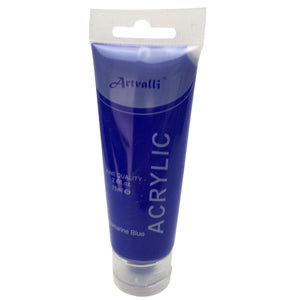 ARTISTS ACRYLIC PAINT Craft 75ml Tube Non Toxic Paints Water Based - Ultramarine Blue