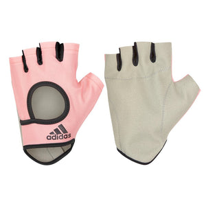 Adidas Womens Essential Gym Gloves Sports Weight Lifting Training - Pink - Small