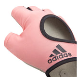 Adidas Womens Essential Gym Gloves Sports Weight Lifting Training - Pink - Small