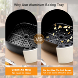 320x Aluminium Square Baking Trays Disposable - Suits Air Frying 20x20x4.5cm In Australia - Darrahopens