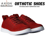 Axign River Lightweight Casual Orthotic Shoes Sneakers Runners - Red/Berry In Australia - Darrahopens