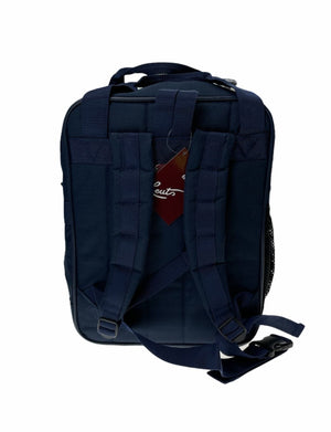 26L Leuts Backpack School Book Library Utility Carry Bag Backpack - Navy