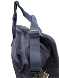 44L Foldable Duffel Bag Gym Sports Luggage Travel Foldaway School Bags - Dark Navy