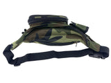 Canvas CAMO BUM BAG Camouflage Waist Travel Belt Wallet Money Security Zips
