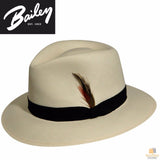 BAILEY Konrath Lite Straw Hat Summer Sun MADE IN USA Trilby Fedora 63125 - Natural In Australia - Darrahopens