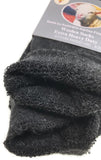 1 Pair Merino Wool Blend Woolen Work Socks Hiking Heavy Duty Warm Winter Thermal - Navy - 11-14