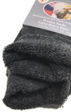 6 Pairs Merino Wool Blend Woolen Work Socks Hiking Heavy Duty Warm Thermal Bulk - Navy - 11-14