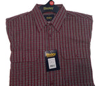 BISLEY SEERSUCKER SHORT SLEEVE SHIRT Plus King Size Work Cotton Blend Check - BS2770_CBKR (BKR) - L